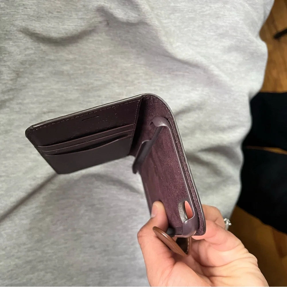 Coach Brown Patterned Wallet Case